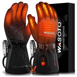 Brand New Heated Gloves Rechargeable Electric Outdoor Work Ski Fish Touchscreen